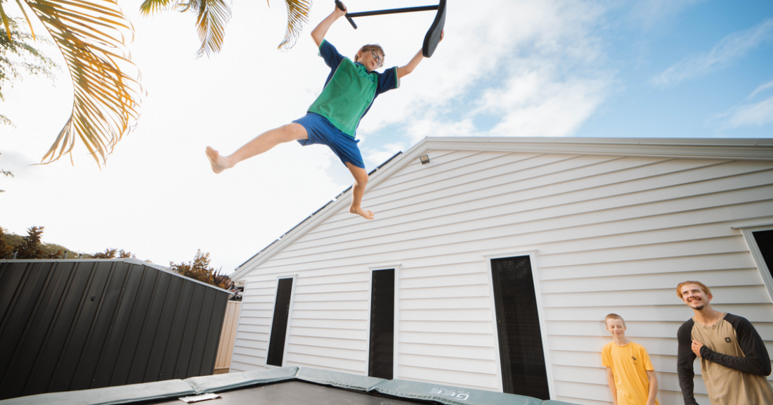 The Trampoline Scooter is a game changer, why your kid needs one to practice safe tricks