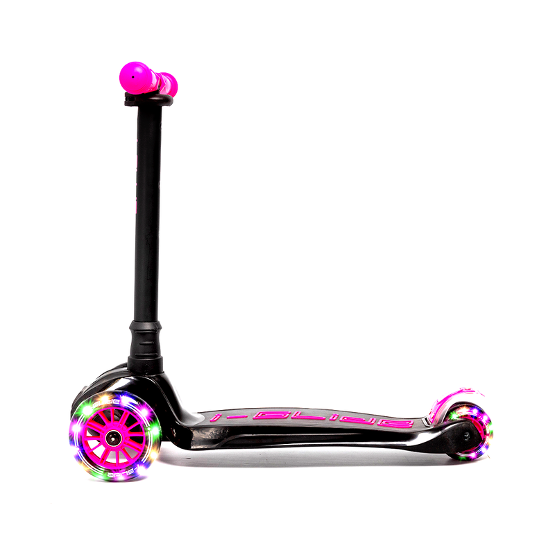 I-GLIDE 3 Wheel Kids Scooter - Black/Pink