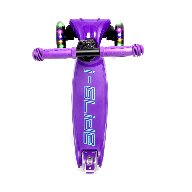 i-Glide 3 Wheel Kids Scooter - Purple/Blue