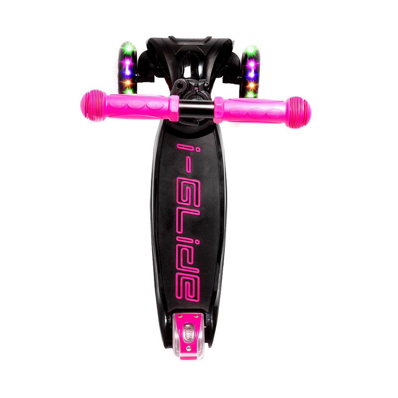I-GLIDE 3 Wheel Kids Scooter - Black/Pink