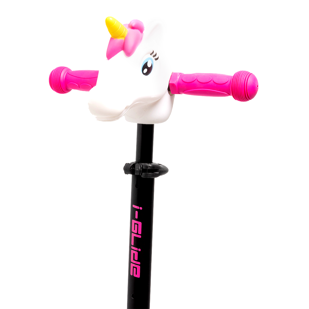 I-GLIDE Handlebar Unicorn Head - White