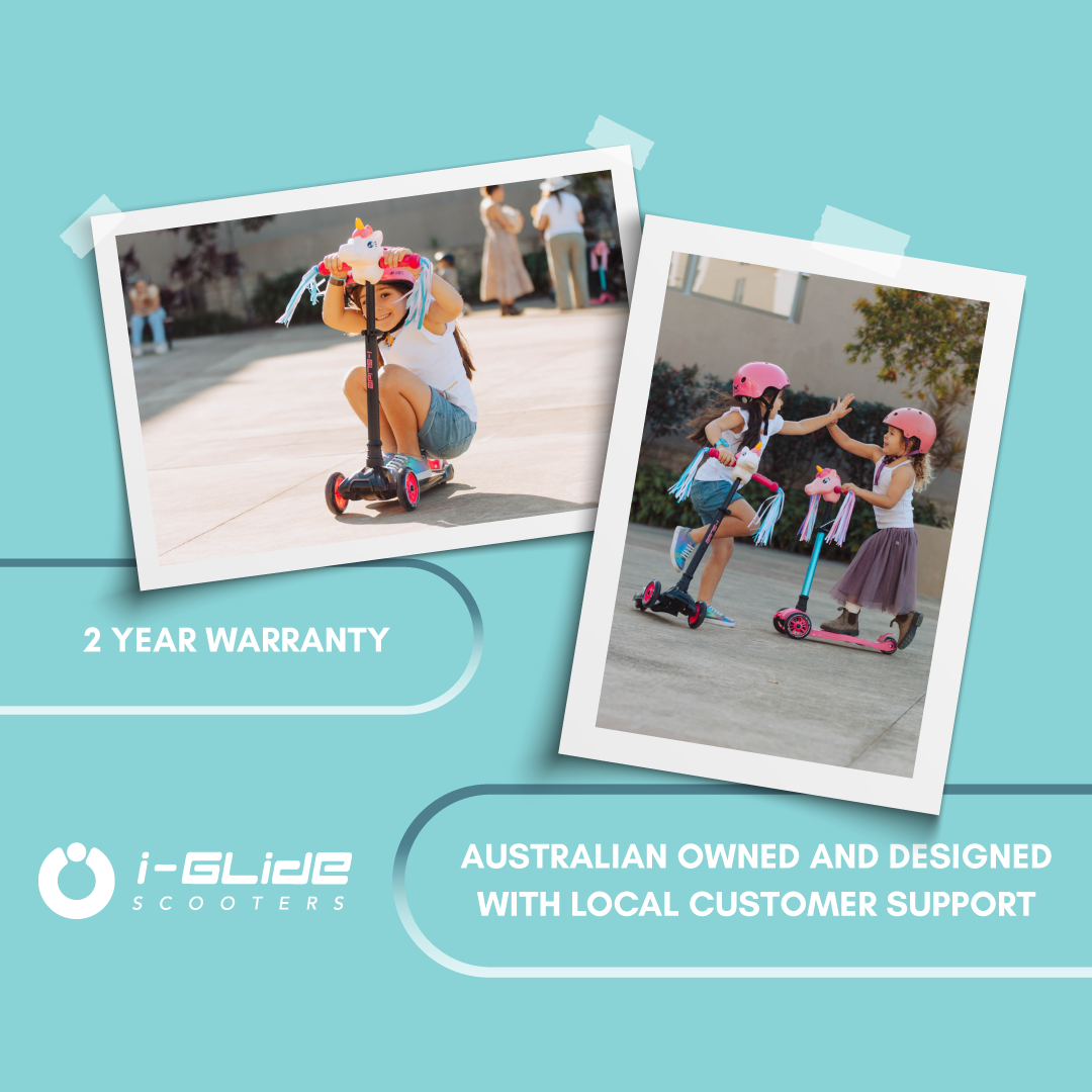 I-GLIDE 3 Wheel Kids Scooter - Blue/Blue