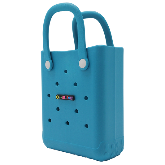 I-GLIDE Adventure Tote Bag with Charms - Turquoise
