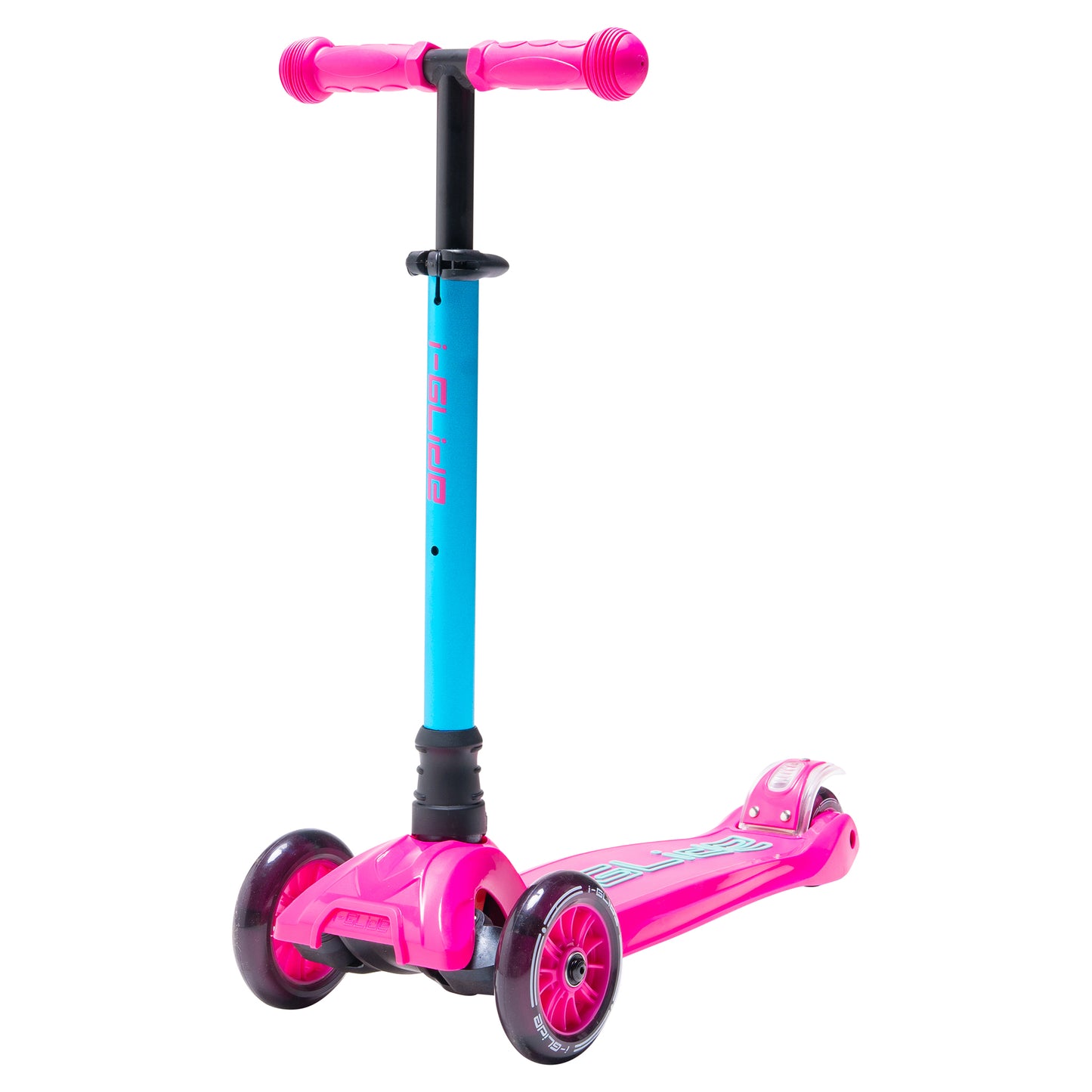 I-GLIDE 3 Wheel Kids Scooter - Pink/Aqua