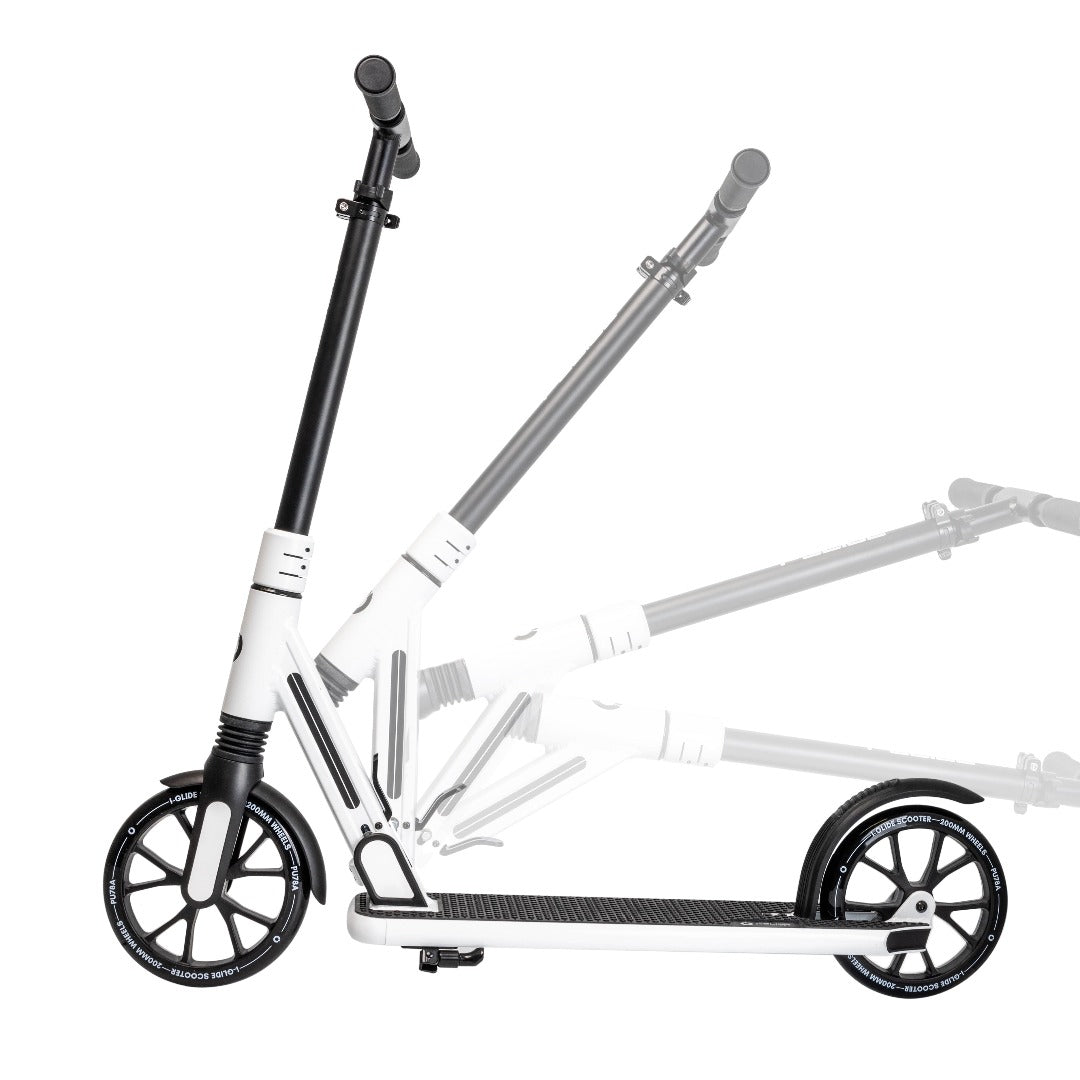 i-Glide Teen & Adult Commuter Scooter - White