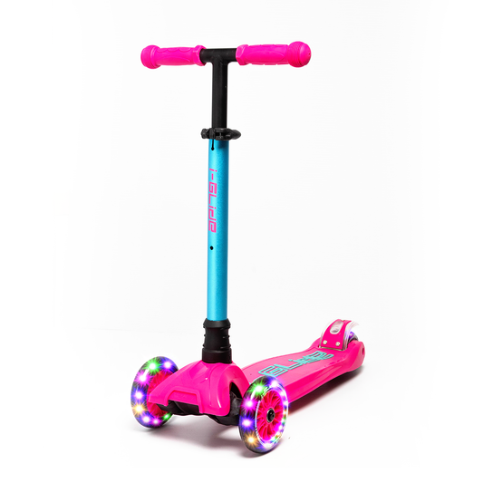 I-GLIDE 3 Wheel Kids Scooter - Pink/Aqua