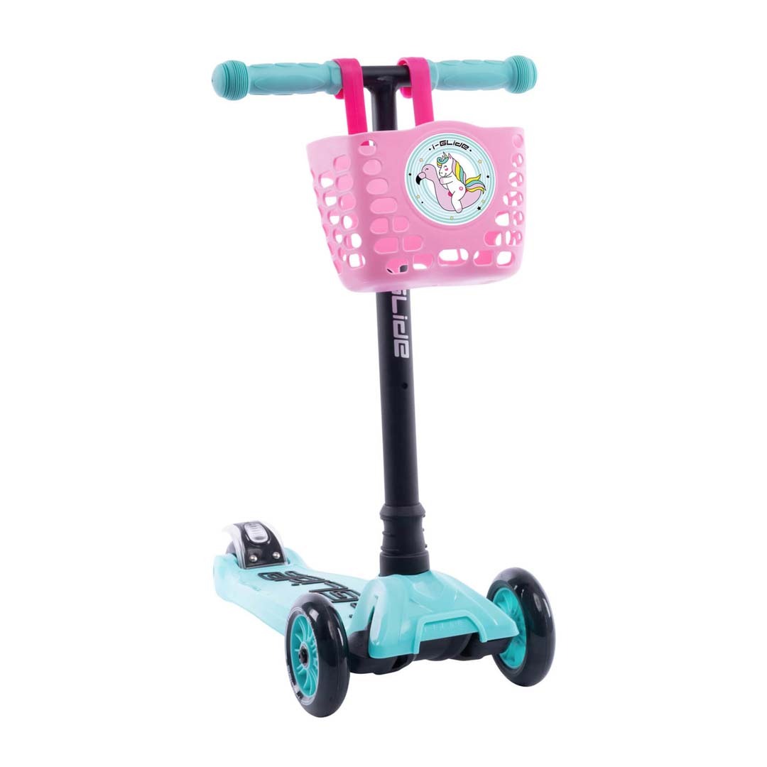 I-GLIDE Handlebar Basket - Pink Unicorn