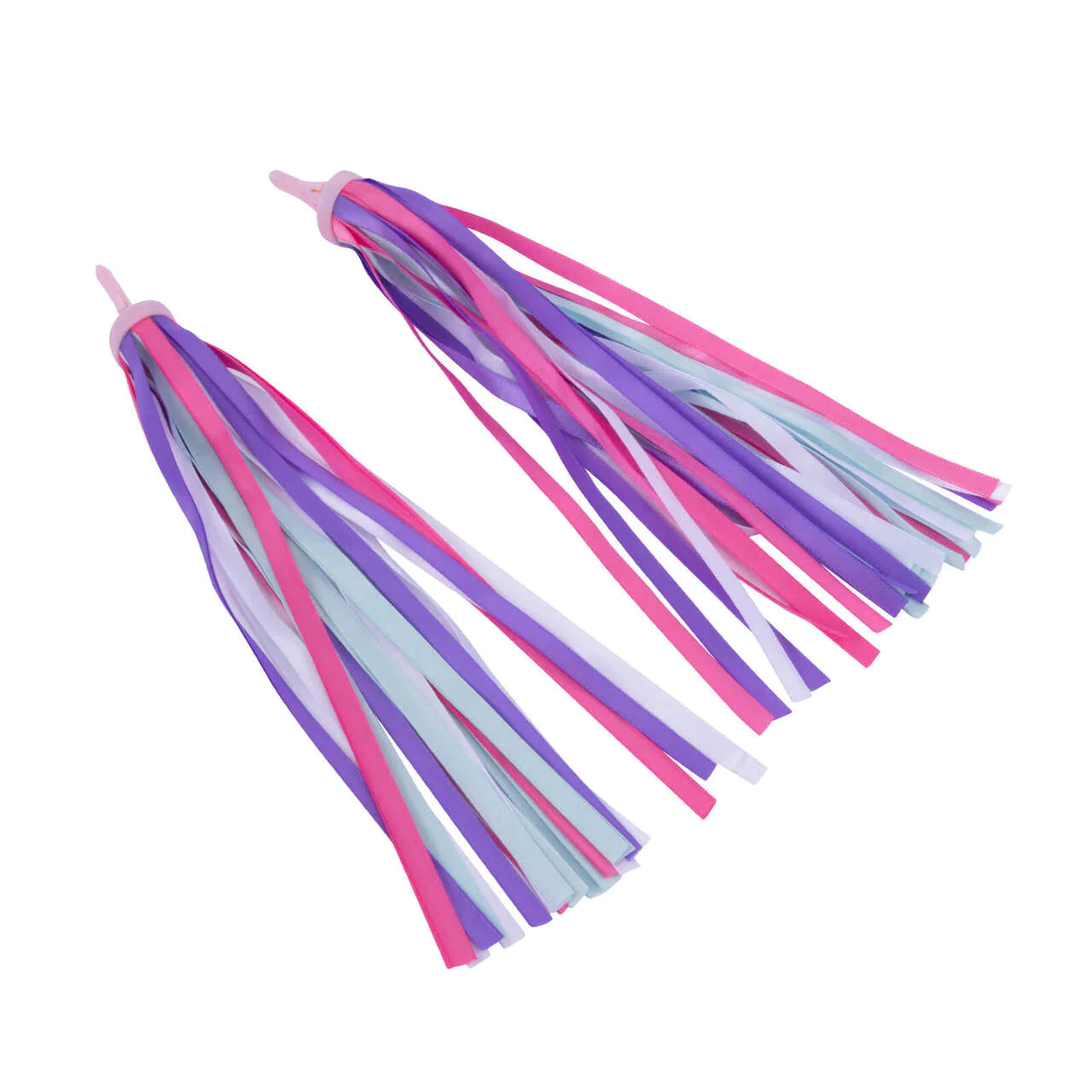 I-GLIDE Handlebar Ribbons Pair - Pink/Purple