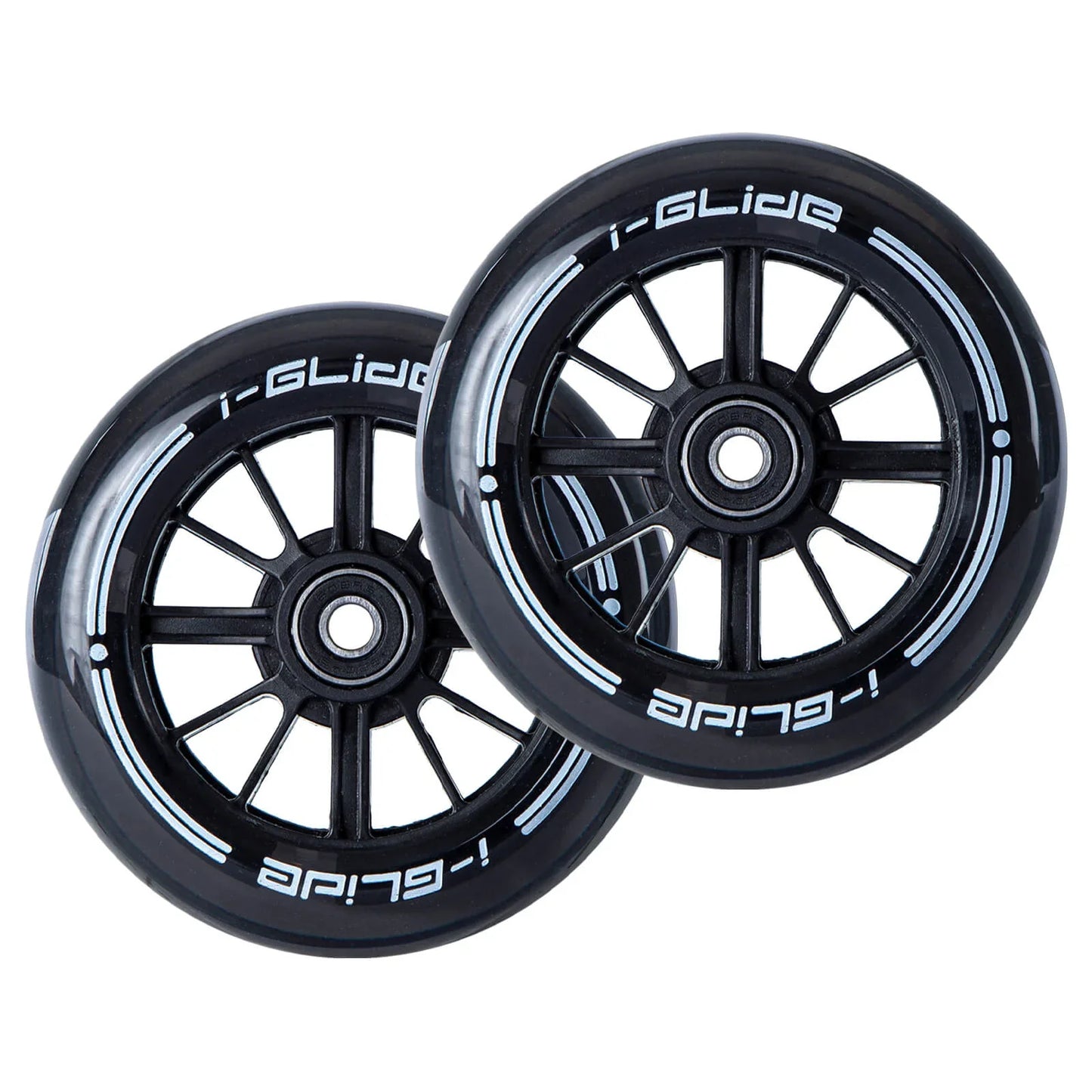 I-GLIDE 3 Wheel Scooter 120mm Front Wheels - Black