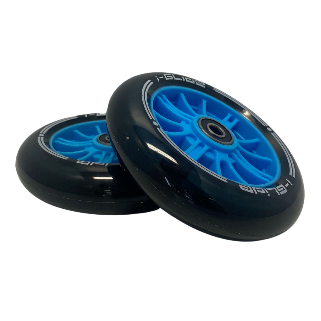 I-GLIDE 3 Wheel Scooter 120mm Front Wheels - Blue