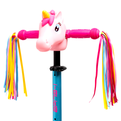 I-GLIDE Scootee Cuteez Unicorn Head Pink