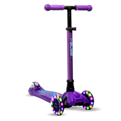 i-Glide 3 Wheel Kids Scooter - Purple/Blue