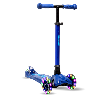 i-Glide 3 Wheel Kids Scooter - Blue/Blue