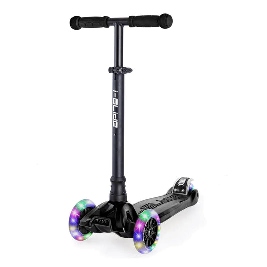 i-Glide 3 Wheel Kids Scooter - Black