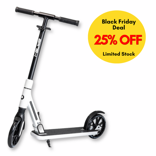 I-GLIDE Teen & Adult Commuter Scooter - White