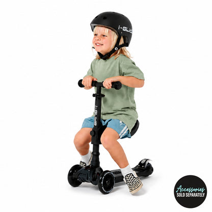 i-Glide 3 Wheel Kids Scooter - Black