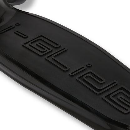 i-Glide 3 Wheel Kids Scooter - Black with Gold Bar