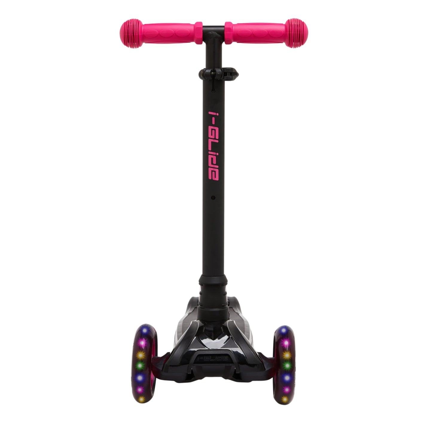 i-Glide 3 Wheel Kids Scooter - Black/Pink