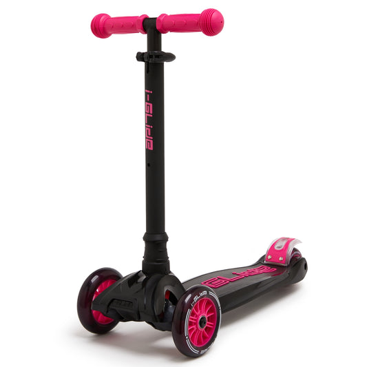 i-Glide 3 Wheel Kids Scooter - Black/Pink