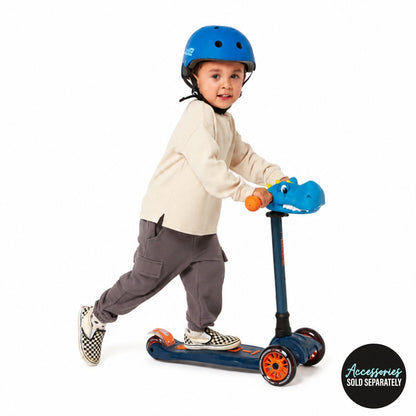 i-Glide 3 Wheel Kids Scooter - Blue/Orange