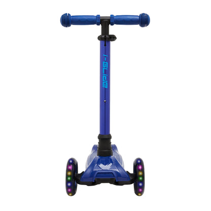 i-Glide 3 Wheel Kids Scooter - Blue/Blue