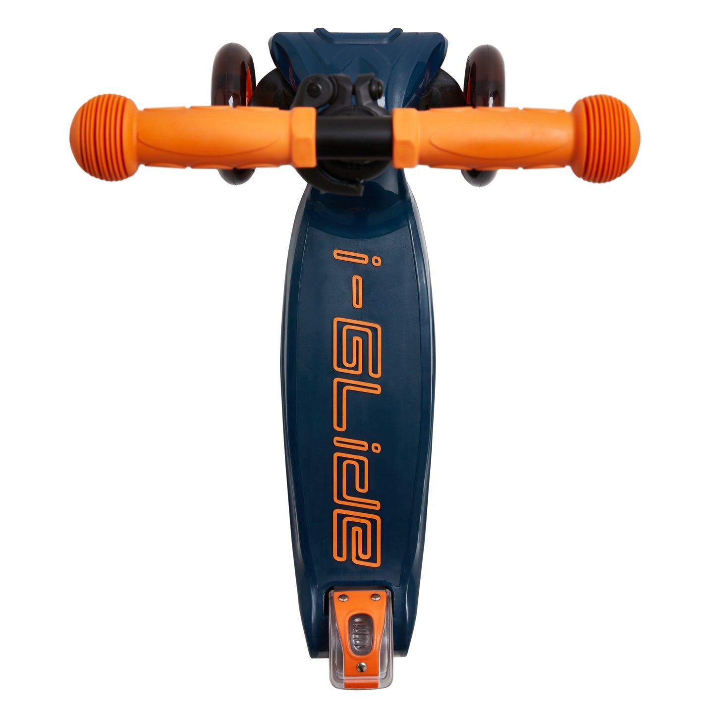 i-Glide 3 Wheel Kids Scooter with Toddler Seat - Blue/Orange