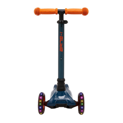 i-Glide 3 Wheel Kids Scooter - Blue/Orange