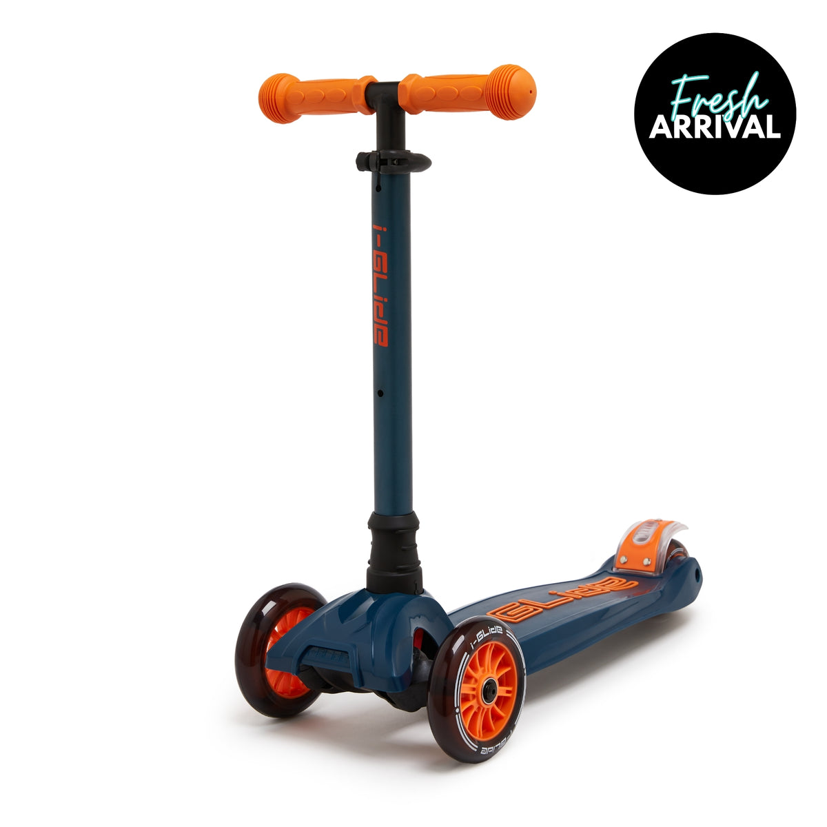 i-Glide 3 Wheel Kids Scooter in Blue/Orange