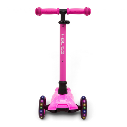 i-Glide 3 Wheel Kids Scooter - Hot Pink