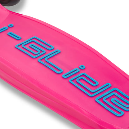 i-Glide 3 Wheel Kids Scooter - Pink/Aqua