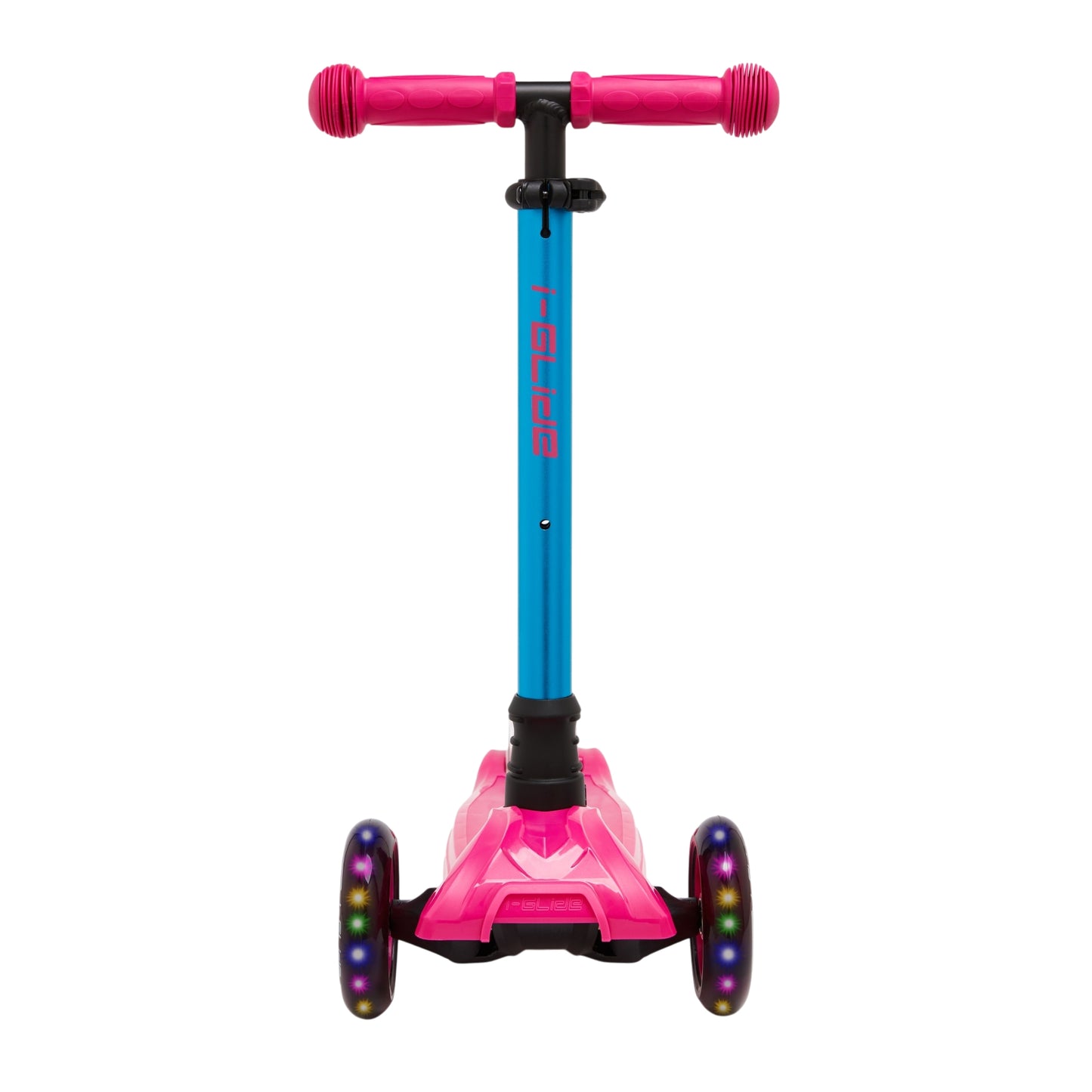 i-Glide 3 Wheel Kids Scooter - Pink/Aqua