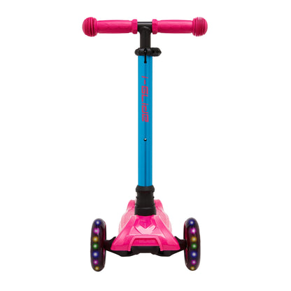 i-Glide 3 Wheel Kids Scooter - Pink/Aqua