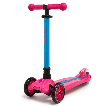 i-Glide 3 Wheel Kids Scooter - Pink/Aqua