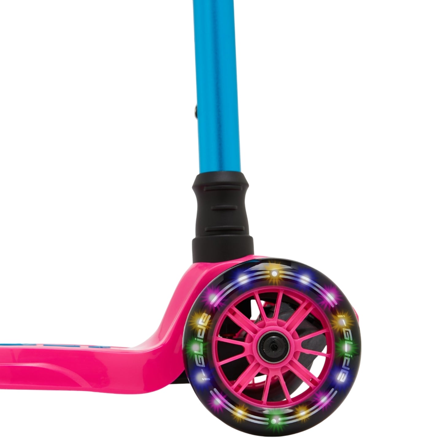 i-Glide 3 Wheel Kids Scooter - Pink/Aqua