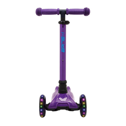 i-Glide 3 Wheel Kids Scooter - Purple/Blue