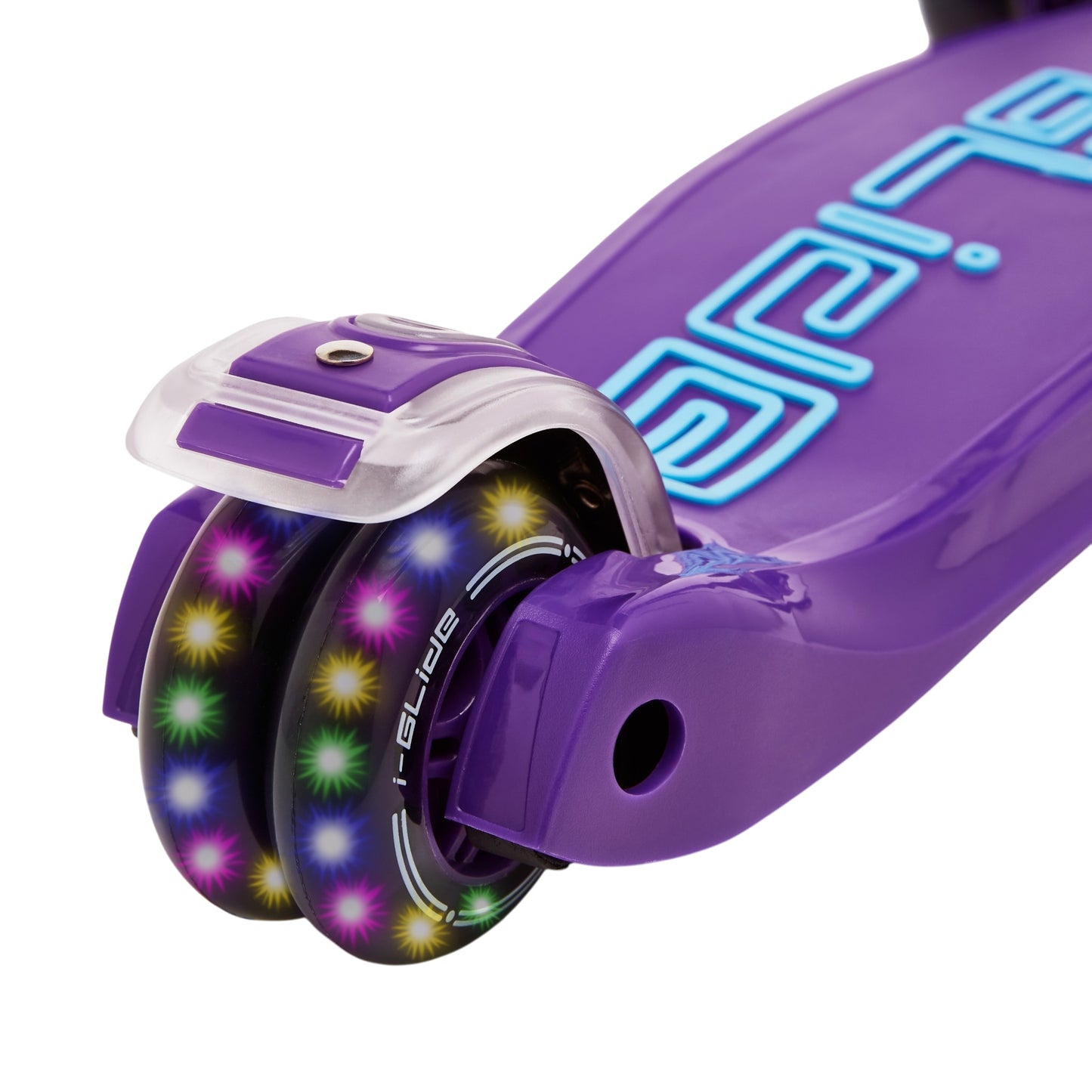 i-Glide 3 Wheel Kids Scooter - Purple/Neo