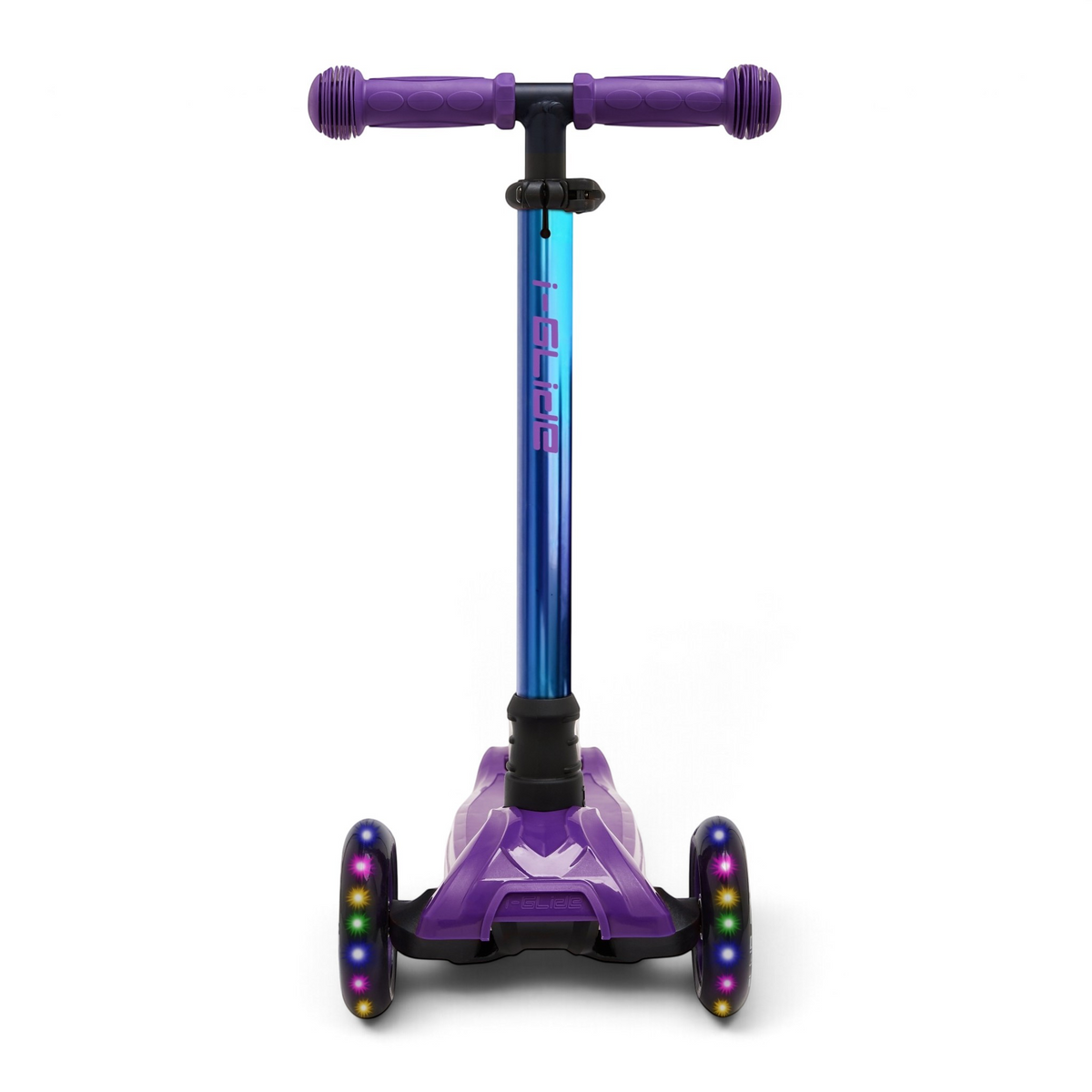 i-Glide 3 Wheel Kids Scooter - Purple/Neo
