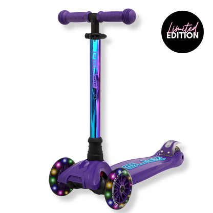 i-Glide 3 Wheel Kids Scooter - Purple/Neo