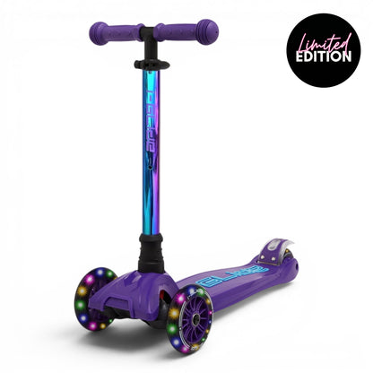 i-Glide 3 Wheel Kids Scooter - Purple/Neo