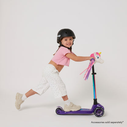 i-Glide 3 Wheel Kids Scooter - Purple/Neo