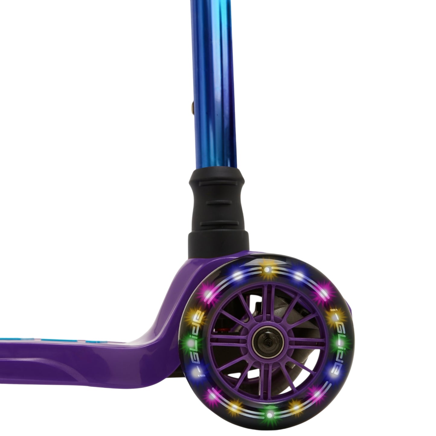 i-Glide 3 Wheel Kids Scooter - Purple/Neo
