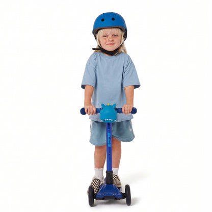 i-Glide 3 Wheel Kids Scooter - Blue/Blue