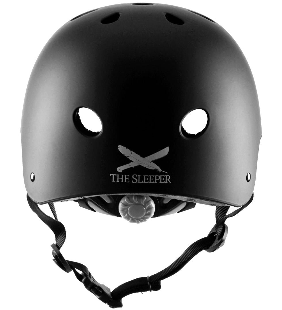 GAIN Protection The Sleeper Kids Certified Helmet w/ Size Adjuster - Black Matte