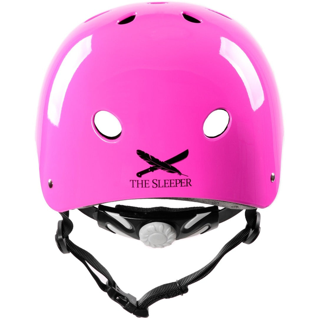 GAIN Protection The Sleeper Kids Certified Helmet w/ Size Adjuster - Pink Gloss
