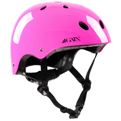 GAIN Protection The Sleeper Kids Certified Helmet w/ Size Adjuster - Pink Gloss