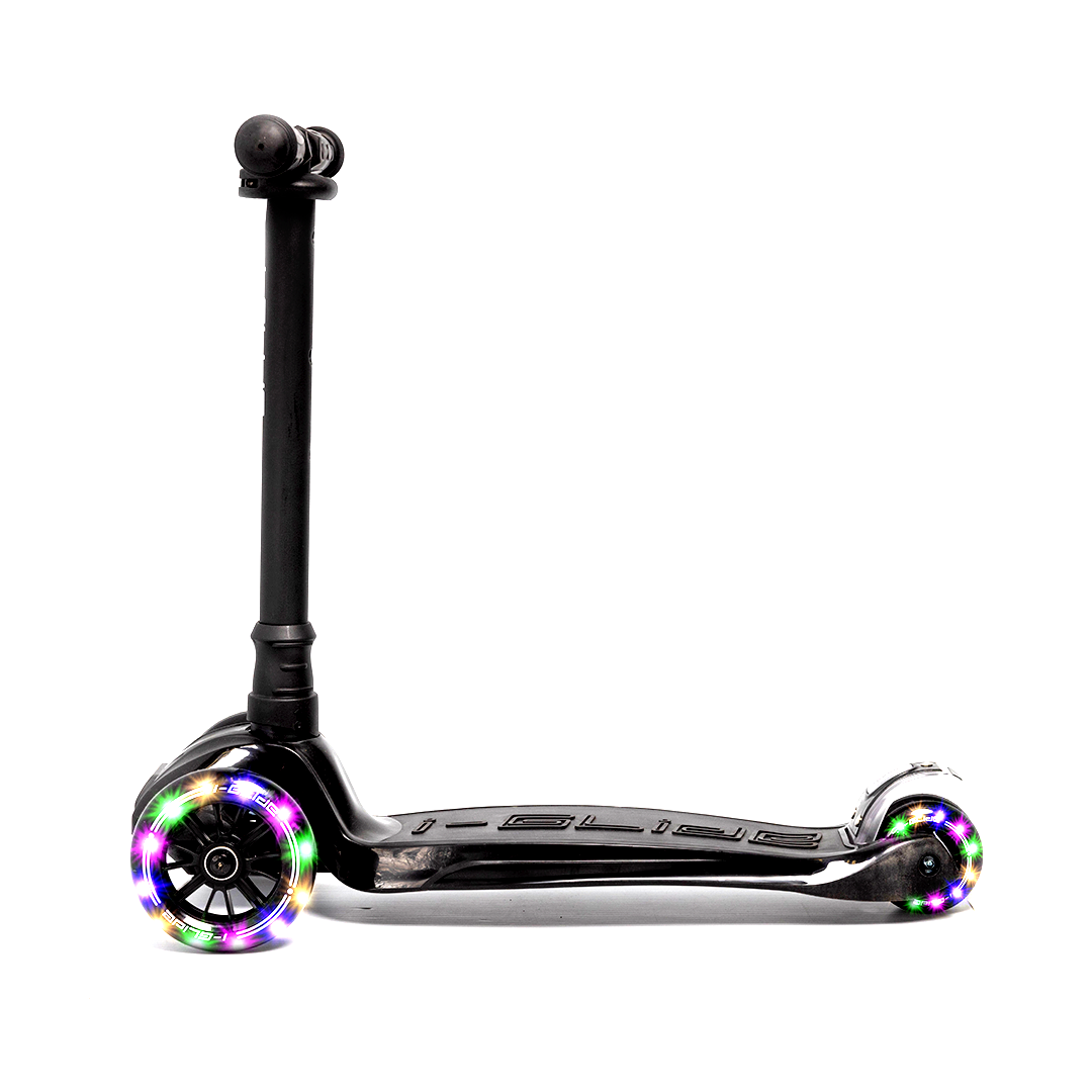 i-Glide 3 Wheel Kids Scooter - Black