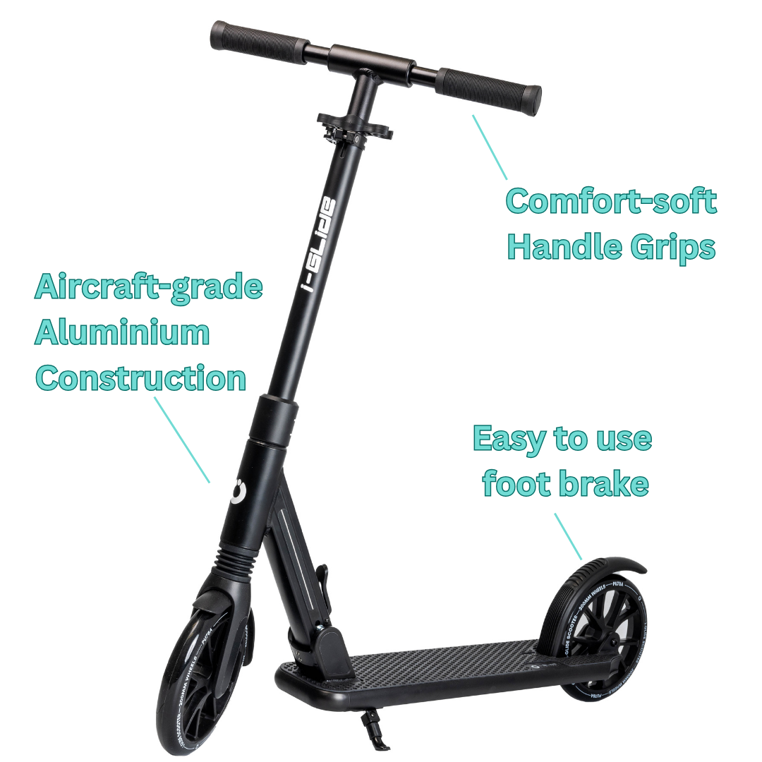 I GLIDE Commuter Scooter Black iGlide Scooters
