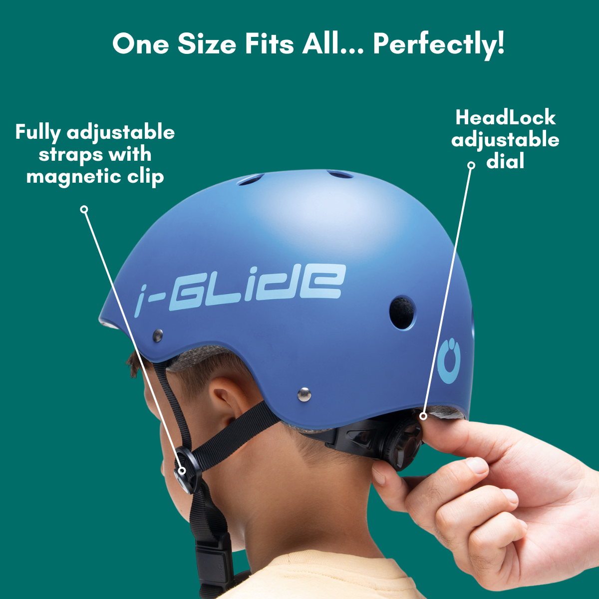 I-GLIDE Premium Kids Helmet - Pink