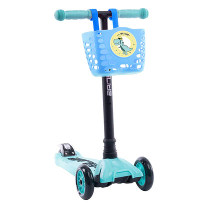 I-GLIDE Handlebar Basket - Blue Dinosaur